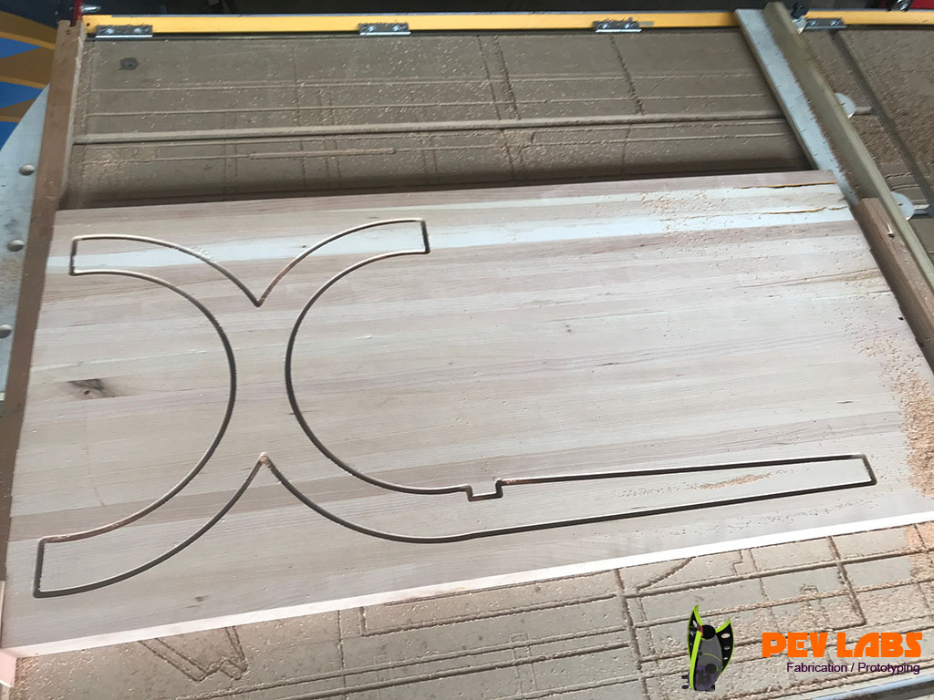 CNC Milling furniture Chair Back