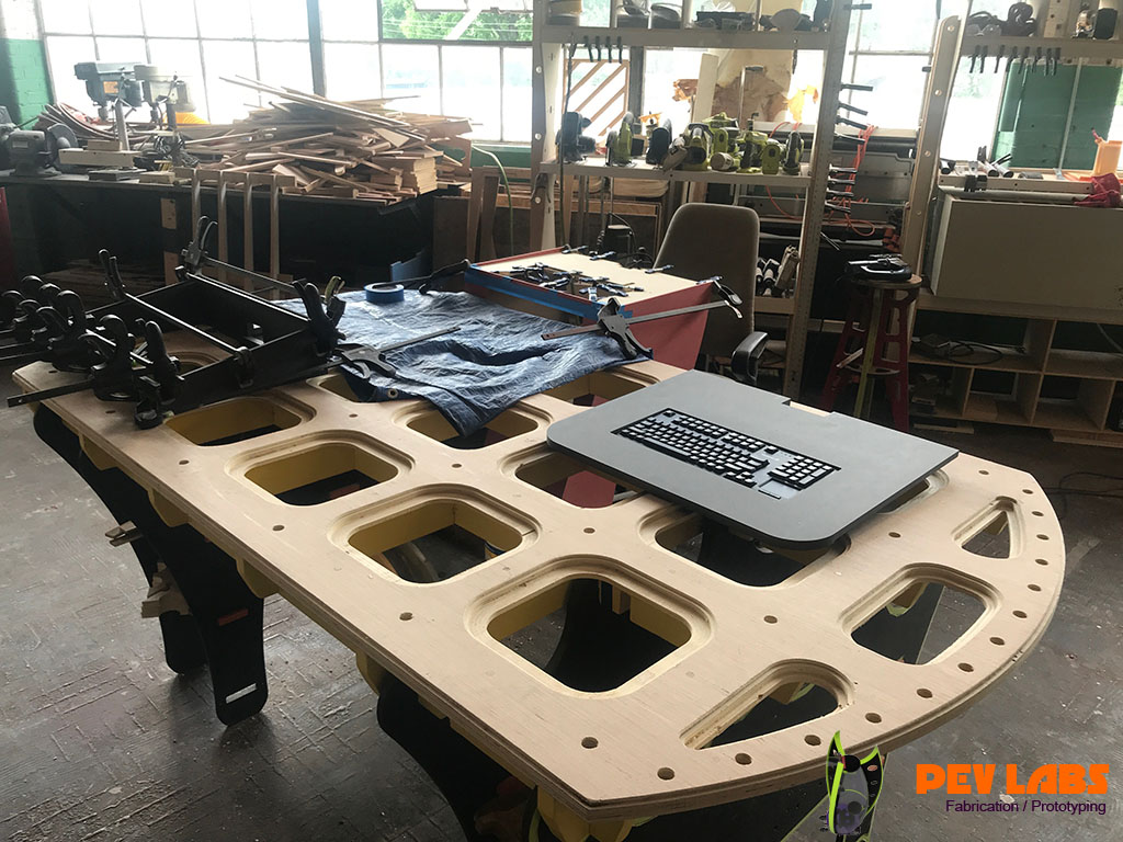 Prototyping Computer Kiosk Keyboard Shelf Prototyping Computer Kiosk